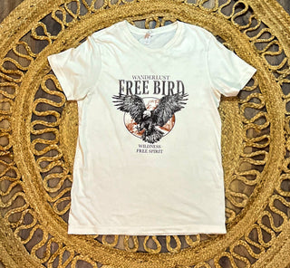 Wanderlust Free Bird Free Spirit Graphic tee