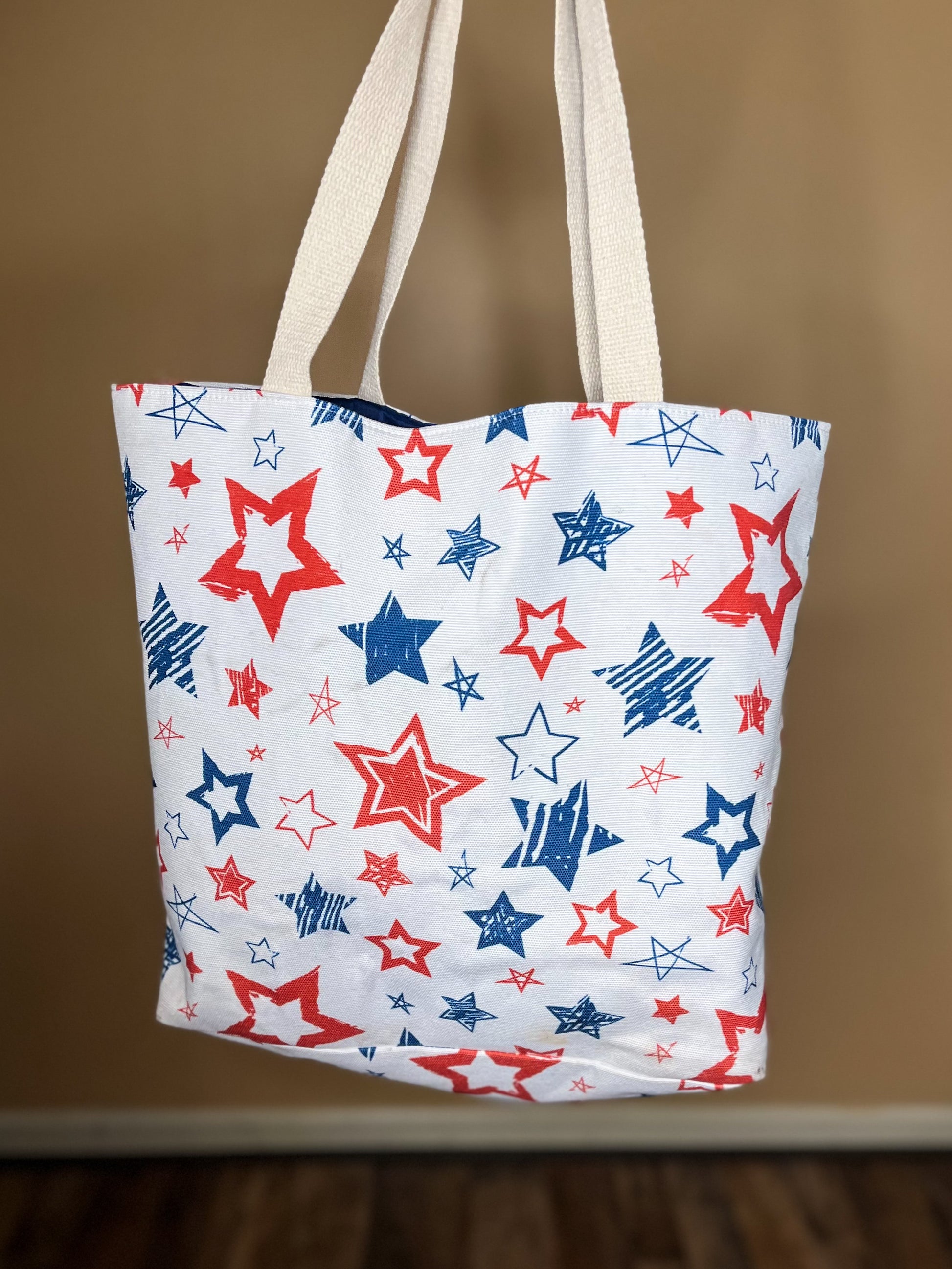 patriotic beach bag