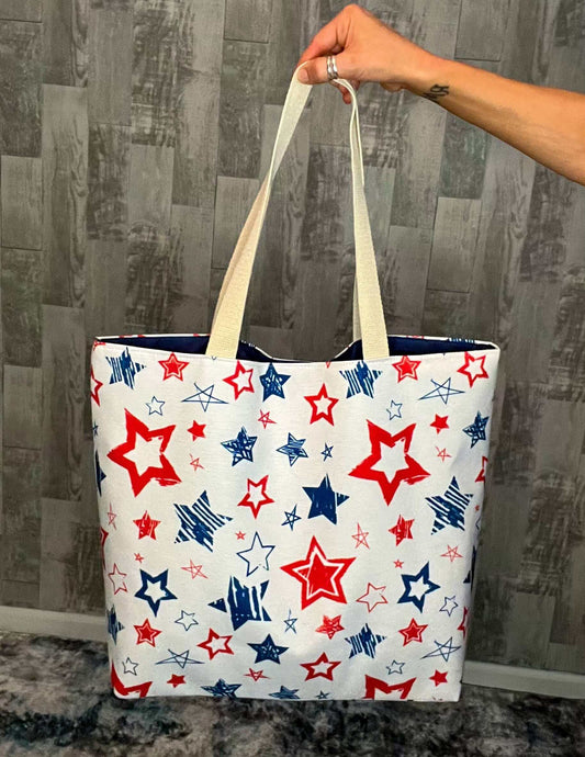 American Stars Tote Tote Bag bags, beach bag, gift, gift list, gifts, handbags, purses and bags, totes, Weekender Bags