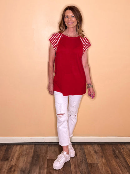 relaxed fit women's casual top