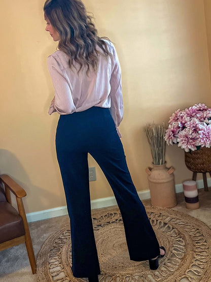 Going Forward Solid Flare Pants
