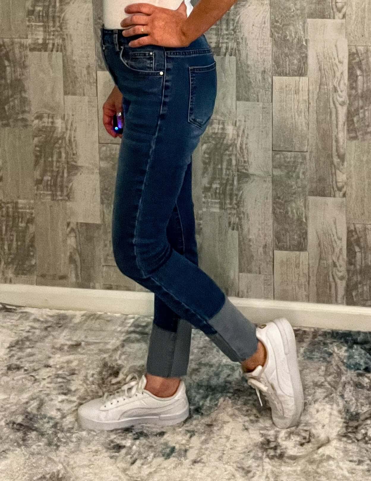 Pants ankle cuff, bottoms, clothing, copped jeans, cuffed ankle, denim, Hayden jeans, jeans, jeans cuffed at bottomnakle cuffed pants, skinny jeans Size: Small, Medium, Large
