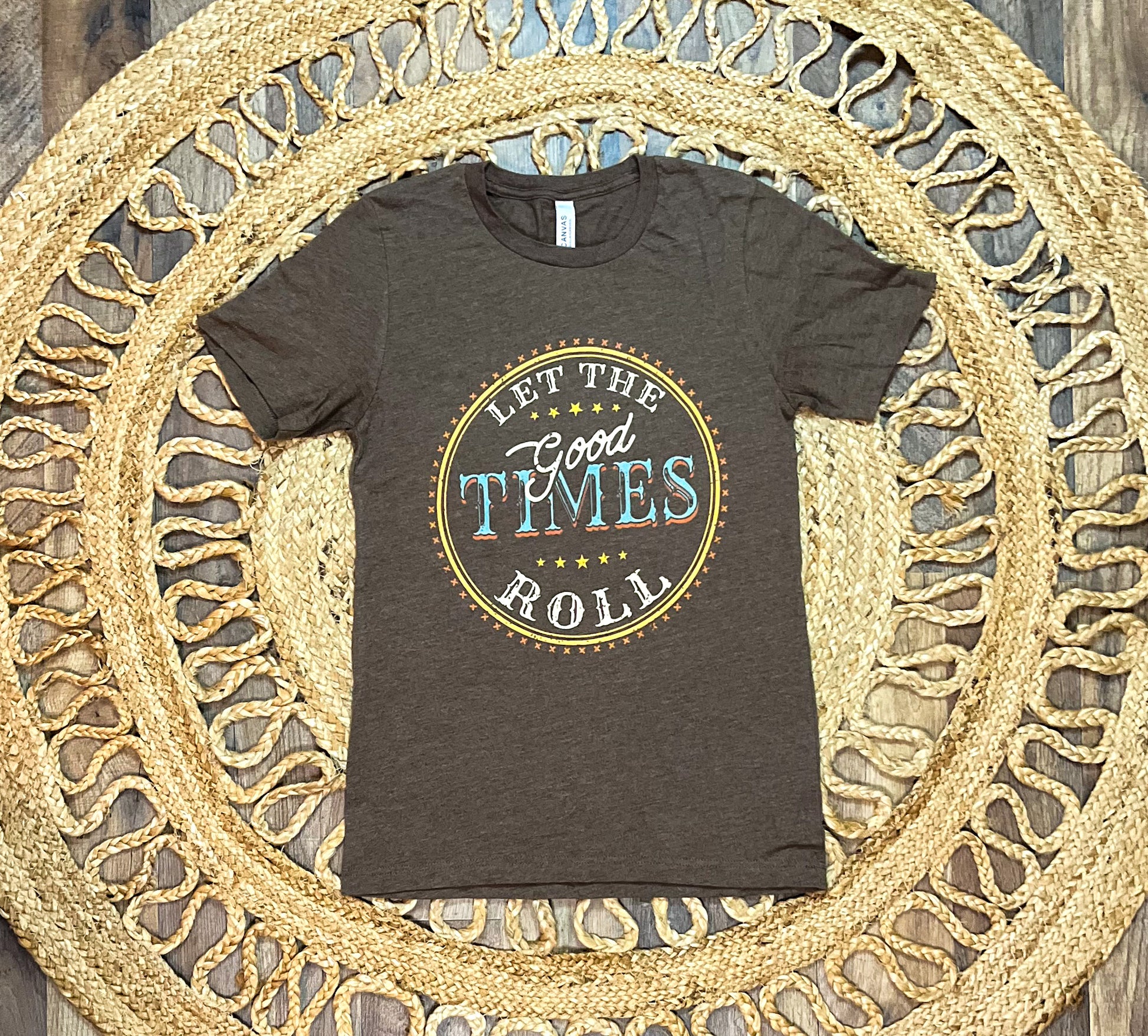 Let the Good Times Roll Vintage-inspired graphic tee