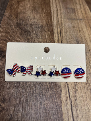 4th of july earrings for women