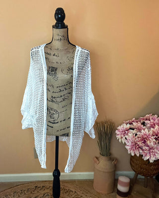 Cardigan cardigan, cardigans, clothing, crochet cardigan, shirts & tops, tops Size: S/M, M/L