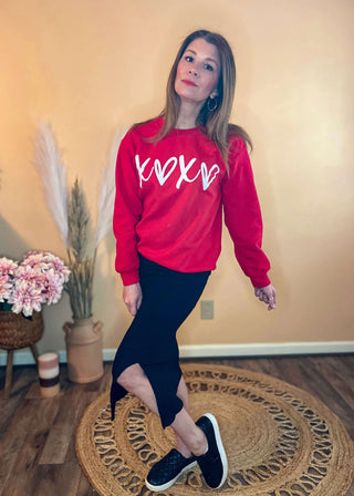 Comfortable and Stylish Red Sweatshirt