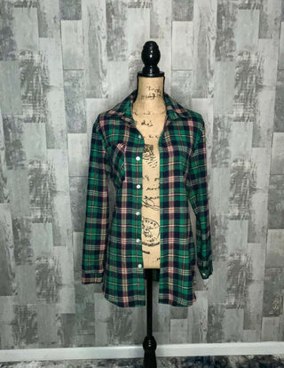 Shirts & Tops clothing, fall fashion, fall flannel, flannel, long sleeve top, plaid long sleeve, tops Size: Small, Medium, Large, XL, 2XL, 3XL