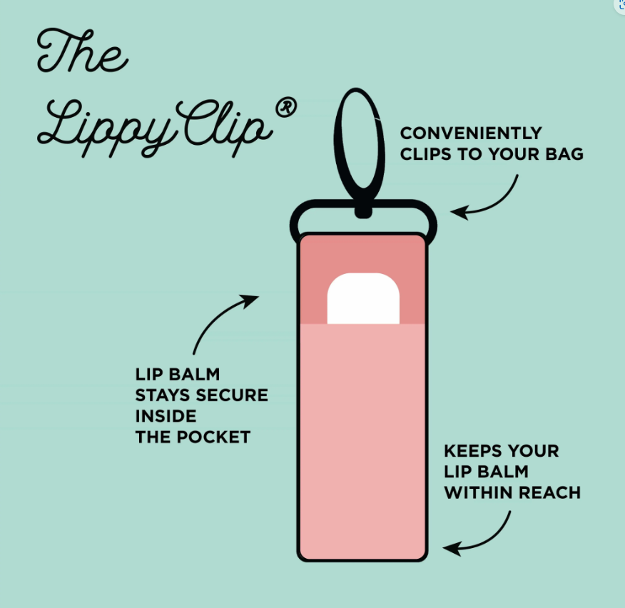 Lip Balm Holder gifts, lip balm holders, lippy clips, LippyClip, Stocking stuffers, teacher gift ideas