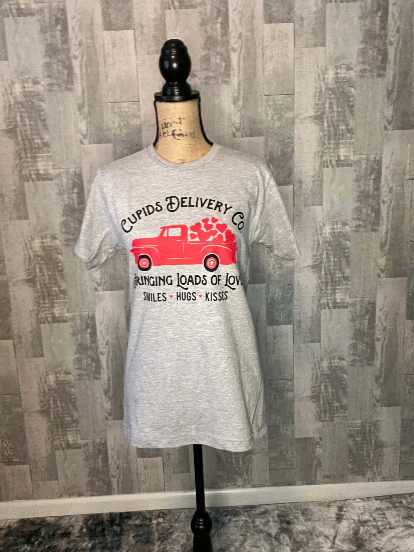 Shirts & Tops bringing loads of love graphic tee, clothing, Cupids Delivery Co, graphic, graphic tee, Graphic Tees, V day graphic tee, Valentine's graphic tee, Vday graphic tee, vintage truck graphic tee Size: Small, Medium, Large, XL